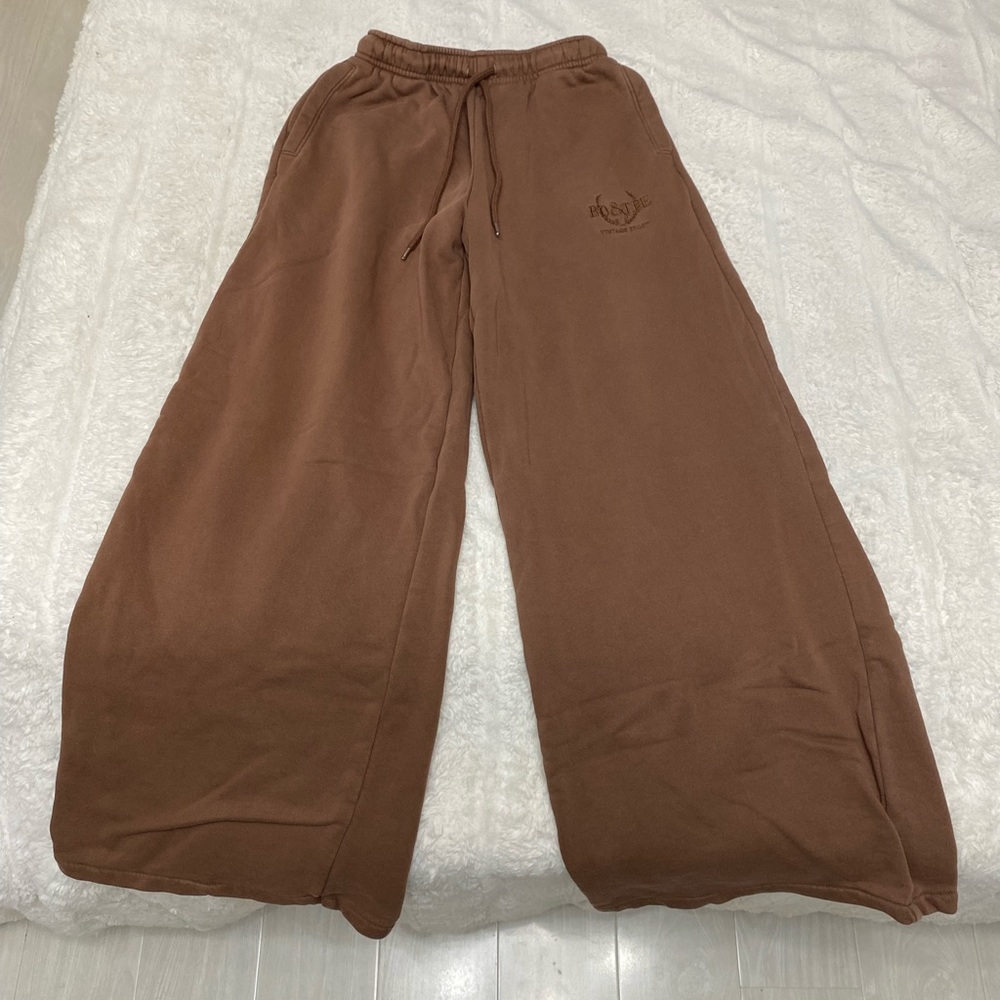 Bo+Tee Brown Lounge Sweatpants
